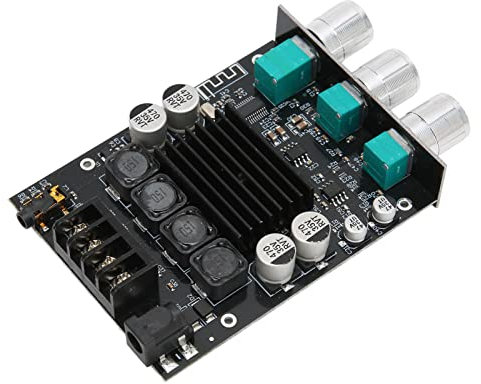 BT 5.0 Sound Amplifier Board Dual Channel Subwoofer 100Wx2 DC12-24V Module ZK-1002T