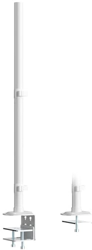 PUTORSEN Asta per braccio porta monitor extra lunga: altezza 814 mm, diametro 35 mm, morsetto a C e montaggio a foratura con supporto fino a 40 kg, asta di ricambio per monitor