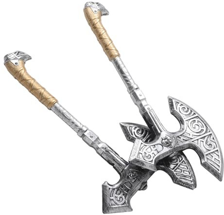 Veemoon 2pezzi Fish Bone Ax Toy Decorazione Halloween Divertente Per Costumi Accessori Per Feste e Cosplay Atmosfera Festiva Per Famiglie e Amici