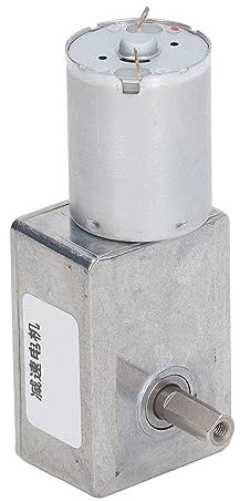 Motor de Reducción de Velocidad Gusano Motor Rueda Doble Onda 12 Mm, Rotación Reversible para Reguladores Voltaje Automático, Lavadoras (160RPM)