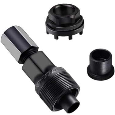 Artspherees Kurbelabzieher Fahrrad Lockring Tool Pedal Abzieher Tretlager Abzieher Mit 8 Stufen Innenlagerschalen Kurbelgarnitur Kurbelarm Abzieher Kurbelwerkzeug Fahrradkurbel für Viele Fahrradtypen