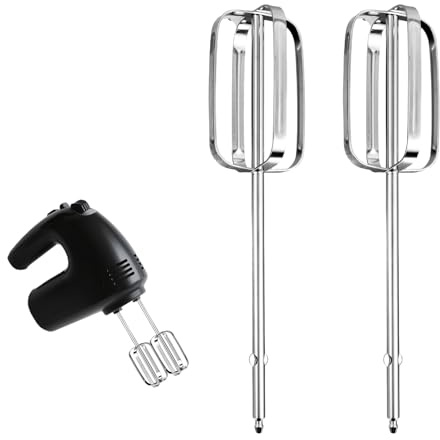 2pcs Accessoires Mixeur Plongeant Compatibles avec BLACK & DECKER, Fouet de Rechange Universel de Mixeur à Main Électrique en Acier Inoxydable pour Cuisine et Pâtisserie