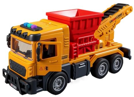 Bygglastbilsleksaker | Dumper Transportfordon med Ljud och | Leksakslastbil för Sandtransport | För Pojkar Barn Och Vuxna Utomhus Sand Och Grus Race Lek Födelsedagskalas