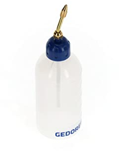 GEDORE Ölspritzkanne, Öler aus Kunststoff mit verschiebbarem Messingrohr und Verschluss, Werkstattzubehör, 250 ml, 298-00