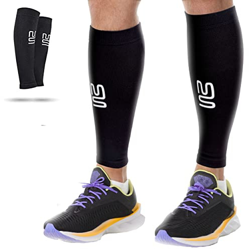 Manches à compression de mollet - périostite tibiale, Circulation & Manches à compression de crampe aux jambes - course, Jogging, vélo, Fitness & Exercise pour une performance améliorée