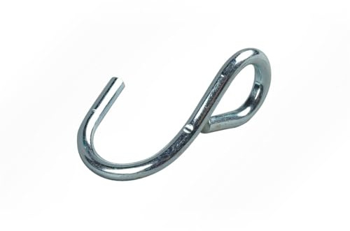 LYSEL® S-Haken asymmetrisch gedreht, (L) 50mm in grau (250 Stück)