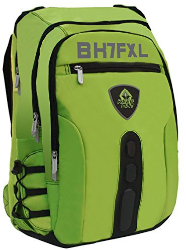Keep Out Gaming BK7FGXL Zaino per laptop Gaming da 17, Verde