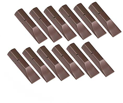 Supertool spårskruvmejsel-bitar, magnetisk, 1/4 tum skruvmejsel-bitar, sexkantshållare, skruvmejsel med spår, bitar 12 stycken (1,6–7 mm), guld