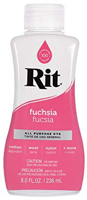 Rit Dye Liquido - Ampia selezione di colori - 8 once (fucsia)