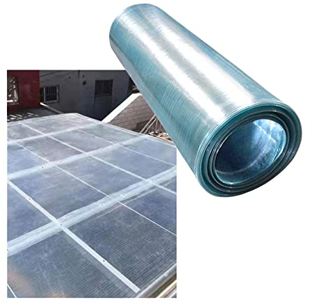 Gewächshäuser Polycarbonat-Platten, Schuppen Für Draußen Bedachungsplatte - Regensicher Vordach Abdeckung 0,8 Mm Dick, Leicht Zu Biegen Und Zu Schneiden Glasfaser ( Farbe : klar , Größe : 47.2x29.5'