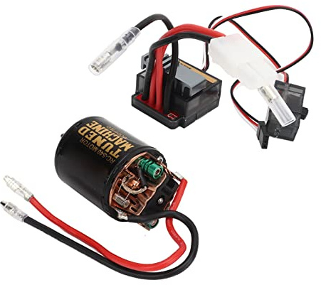 RC-Bürstenmotor, Große Torsion, Geräuscharm, Mehrfacher Schutz, RC-Bürstenmotor, ESC-Kit für Ferngesteuerte Boote (35T)