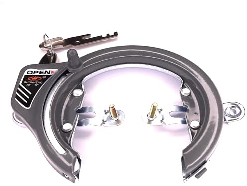 cyclingcolors antivol cadre vélo gris avec 2 clés cadenas VTT universel