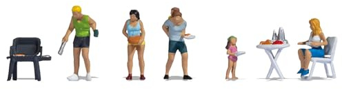 Noch® Kit de Figurines H0 en Plastique pour Le modélisme et Les dioramas pour Le Bricolage ou Le Bricolage