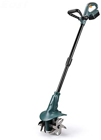 Motozappa da Giardino, motozappa da Giardino 18V Mini coltivatore rotativo Macchina da Giardino Senza Fili Coltivatore Portatile Professionale per orti, Serre