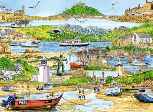 Ravensburger Escape to Cornwall 500 Piece Jigsaw Puzzle for Adults and Kids Age 10 Years Up