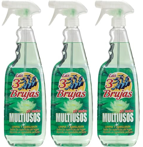 3 Witches pH Neutro Multipurpose Powerful Household Scented Home Any Room Home Bathroom Kitchen House Limescale Dirt Remover Cleaning Scent Long Lasting Trigger Spray 750ml X3