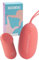 MySecretCase Huevo Mujer con Mando - Vibrador con Vibraciones Control Remoto para Mujeres, Consolador con Vibración Parejas, Vibradoradores a Distancia para Pareja, Vibradorador para Adultos (Rojo)