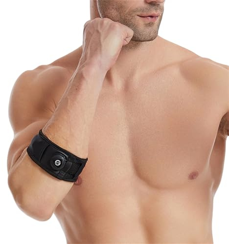 MEIION amalios ElbowGuard mit innovativem BOA-System gegen Tennis und Golferarm Verstellbare Ellenbogenbandage für Männer und Frauen Unterstützung bei Tennis, Golf und Sport