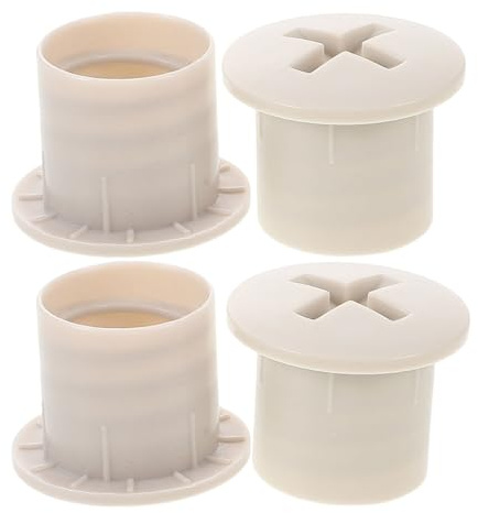 Milisten 4pcs Kids Slide Fixing Screw Caps - Children Slide Screw Cap Plastic Toddler Accessory Play Equipment Replacement Parts Attachments 1.8 Cm