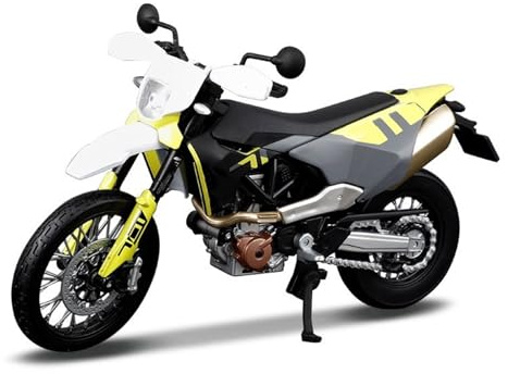 För 701 Legeringsmotorcykelmodell Leksaksfordon Samling Autobike Terrängmotorcykel Leksaksbil 1/12