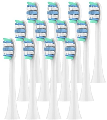 Compatible avec les têtes de brosse à dents rechange. Compatible la plupart des manches clipser : 2100, 4100, 5100, 5300, 6100, 6500 et 7500(White-24 Pcs)