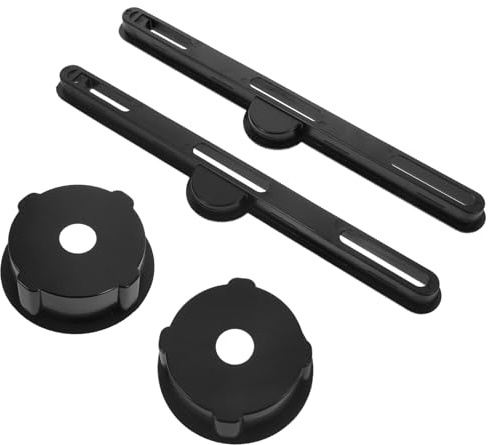 KOMBIUDA Portavasos Plegable para Escritorio Negro Accesorio de Ranura para Tarjeta Soporte Antiescaldaduras Compatible Mesa Portátil Accesorio Resistente de Plástico para Oficina y