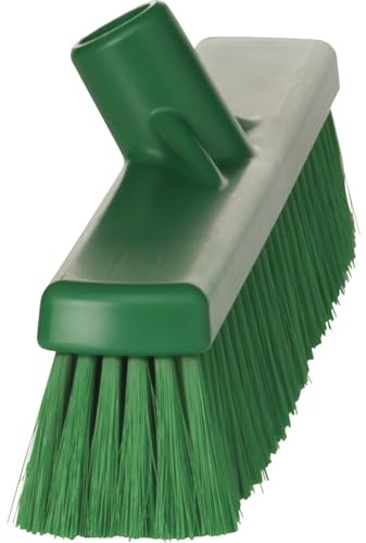 Vikan 31792 Fine Sweep Floor Broom Head, Polypropylene Block, 16-1/2 Polyester Bristle, Green