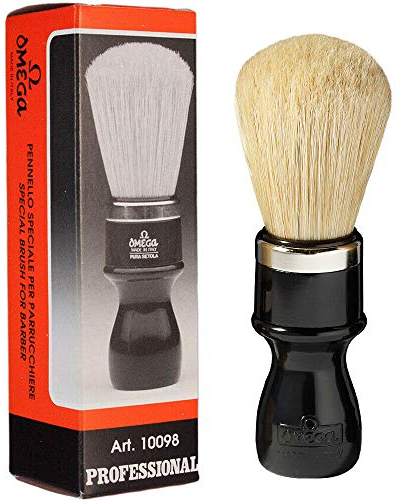 OMEGA Reine Borsten Rasierpinsel 10098