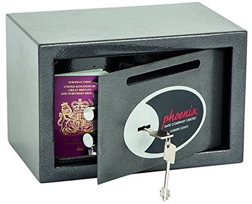 Phoenix Safe Company SS0801KD Size 1 Vela Deposit Home/Office Security Safe with Key Lock