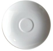 Alessi SG53/79 Mami Sottotazza da tè in Porcellana Bianca, Set da 6