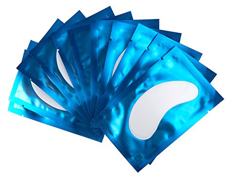 Lunamoon Augenpads für Wimpernverlängerung Wimpern Pads Eyelash Pad 50Paar | Wimpernverlängerung Pad,Wimpern Augenpads,Wimpern Patches,Eye Patch for Eyelash Extension,Wimpern Extensions Zubehör