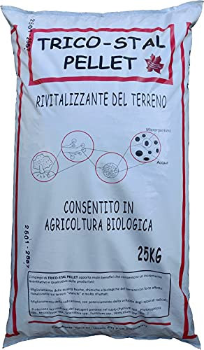 Vialca STALLATICO TRICO-STAL Stallatico con Micorrize Naturale AMMENDANTE Biologico Pellettato kg 25
