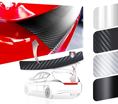 PR-Folia Ladekantenschutz Folie für Seat Ateca FR ab Bj. 09/2020 - Schutzfolie Stoßstangenschutz Autofolie CARBON