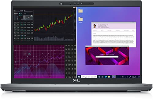 Dell Precision 3000 3470 Workstation Laptop (2022) | FHD da 14 pollici | Core i5-512GB SSD - 16GB RAM | 12 core a 4,4 GHz - CPU di 12a generazione Win 11 Pro