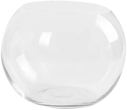 AOKWAWALIY Wandvase Fischschale Vase Runde Glastanks Pflanzgefäß Töpfe für Zimmerpflanzen Pflanztöpfe Indoor Runde Terrarium Schüssel Große Pflanzenvase Indoor Glasvasen Mini Pflanzkorb Büro