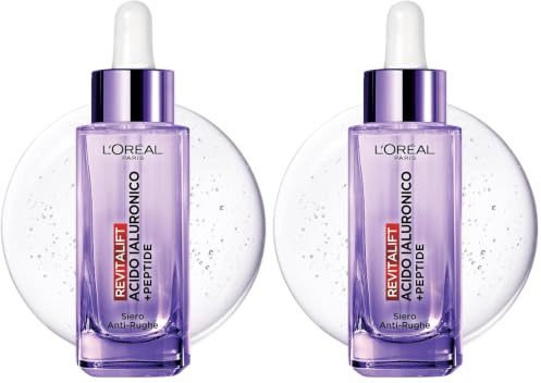 L'Oréal Paris Revitalift Filler Gesichtsserum, Schwenk- und Anti-Falten, hochkonzentriert mit 1,5% Hyaluronsäure, 30 ml (Packung mit 2)
