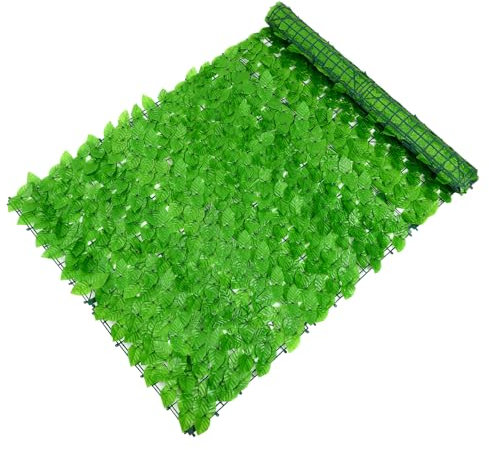 NULYLU Simulated Fence Leaves Artificial Leaf Faux Hedge for Garden Fence Toppers Outdoor Privacy Screen Decorative Garden Screen