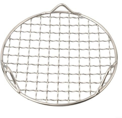 Rejilla redonda de acero inoxidable 201 para enfriar productos horneados o asar carnes (15 cm)