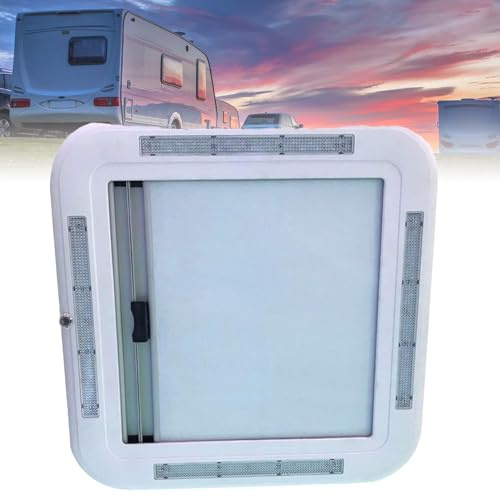 UORDBY Claraboya LED para Techo, ventilación de Techo, reemplazo de claraboya para Caravana, Techo de 500/700/800 x 500 mm, claraboya para Autocaravana, Caravana, Autocaravana 500 * 500mm