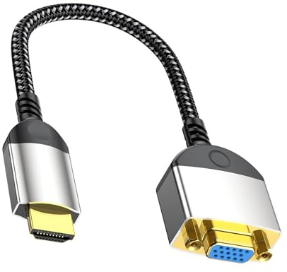 baojielai Cable corto macho a VGA hembra para transmisión de vídeo