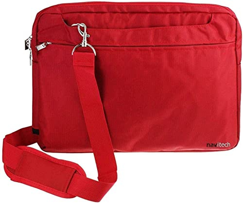 Navitech Azul Roja Resistente Al Agua - Compatible con La Lenovo 300e Yoga Chromebook Gen 4 11.6 2 in 1 Chromebook
