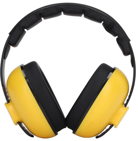 lvifloae NRR 31dB Cuffie antirumore per bambini Fascia morbida imbottita Protezione per l'udito per neonati Bambini piccoli da 0 a 3 anni per viaggi in aereo Fuochi d'artificio Eventi