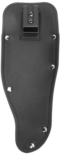 Hemobllo Funda para Tijeras de Podar de Jardinería en PU Negro, Estuche Protector Que Previene Caídas Accidentales y Protege la Herramienta Diseño Elegante