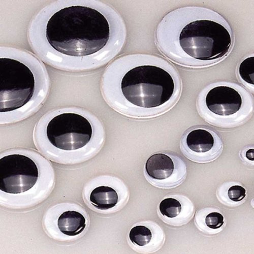 EFCO - Wackelaugen rund(10 mm,100 Stück)