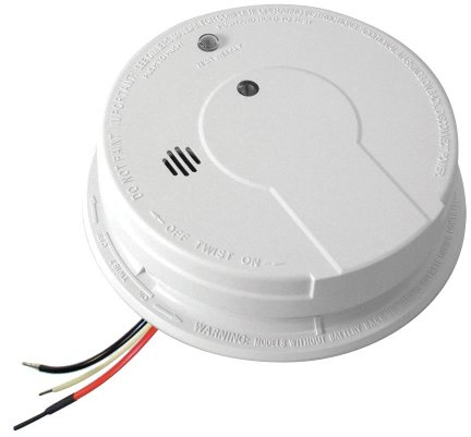 Kidde AC Hardwired Interconnect Smoke Detector Alarm with Hush | Model I12040