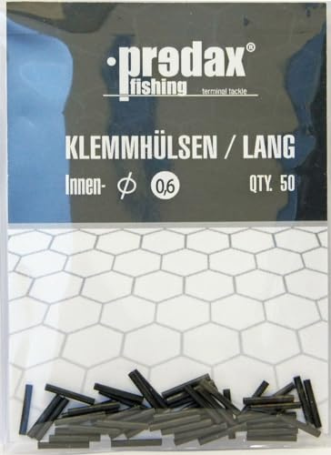 Predax Klemmhülsen - 50 Quetschhülsen für Stahlvorfächer