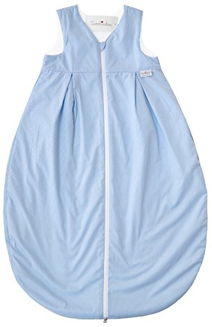 Tavolinchen Babyschlafsack Batistschlafsack VichyKaro Kinderschlafsack Sommerschlafsack Reiseschlafsack - bleu - 130cm
