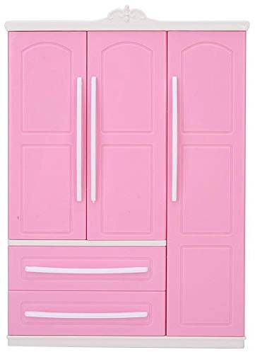 Mini Möbel Kleiderschrank, haus, kleiderschrank Puppenhaus Miniatur Schrank Schrank Puppen Möbel Zubehör perfektes für Mädchen Kinder