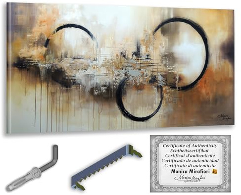 Monica Mirafiori I 100% HANDGEMALT I Gemälde Abstract 140x70cm | Gemälde Handgemalt | Acrylgemälde | Sehr Großes Acrylbild I Moderne Kunst I Kunstbilder