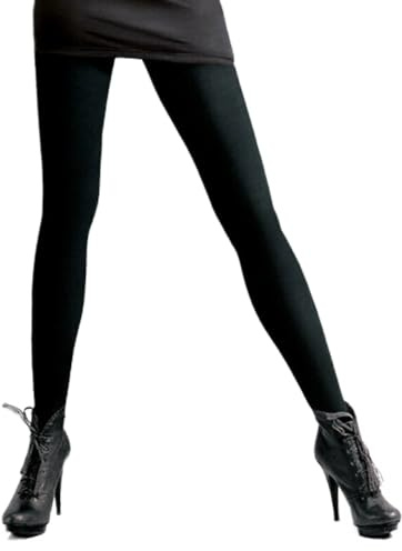 SENTELEGRI ARCTICA 300 Denier 3D Thick Warm Winter Thermal Tights Matte Opaque Black Tights for Women (UK, Alpha, M, Regular, Regular, Black)